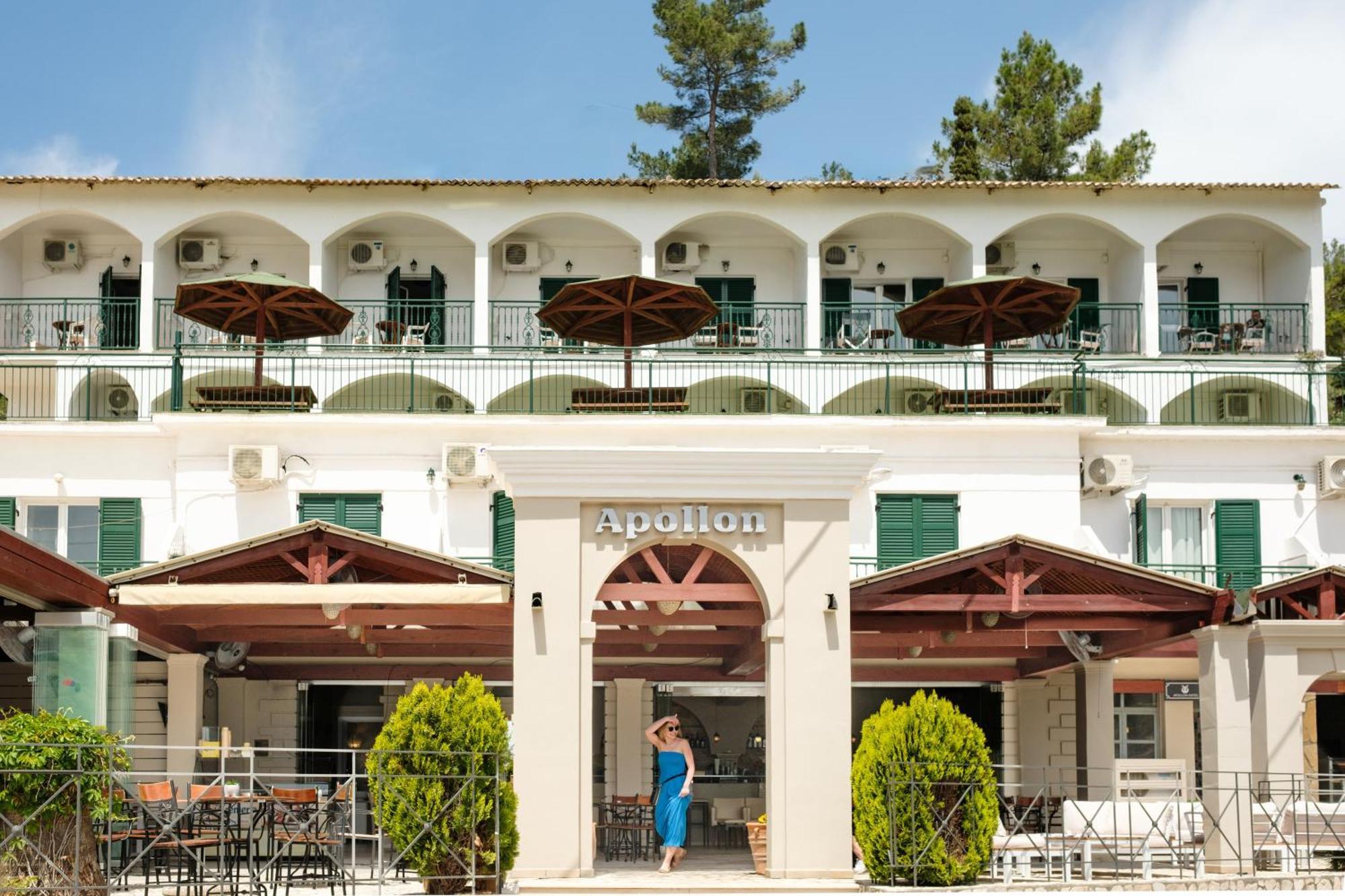 Hotel Apollon Corfu Paleokastritsa Exterior photo
