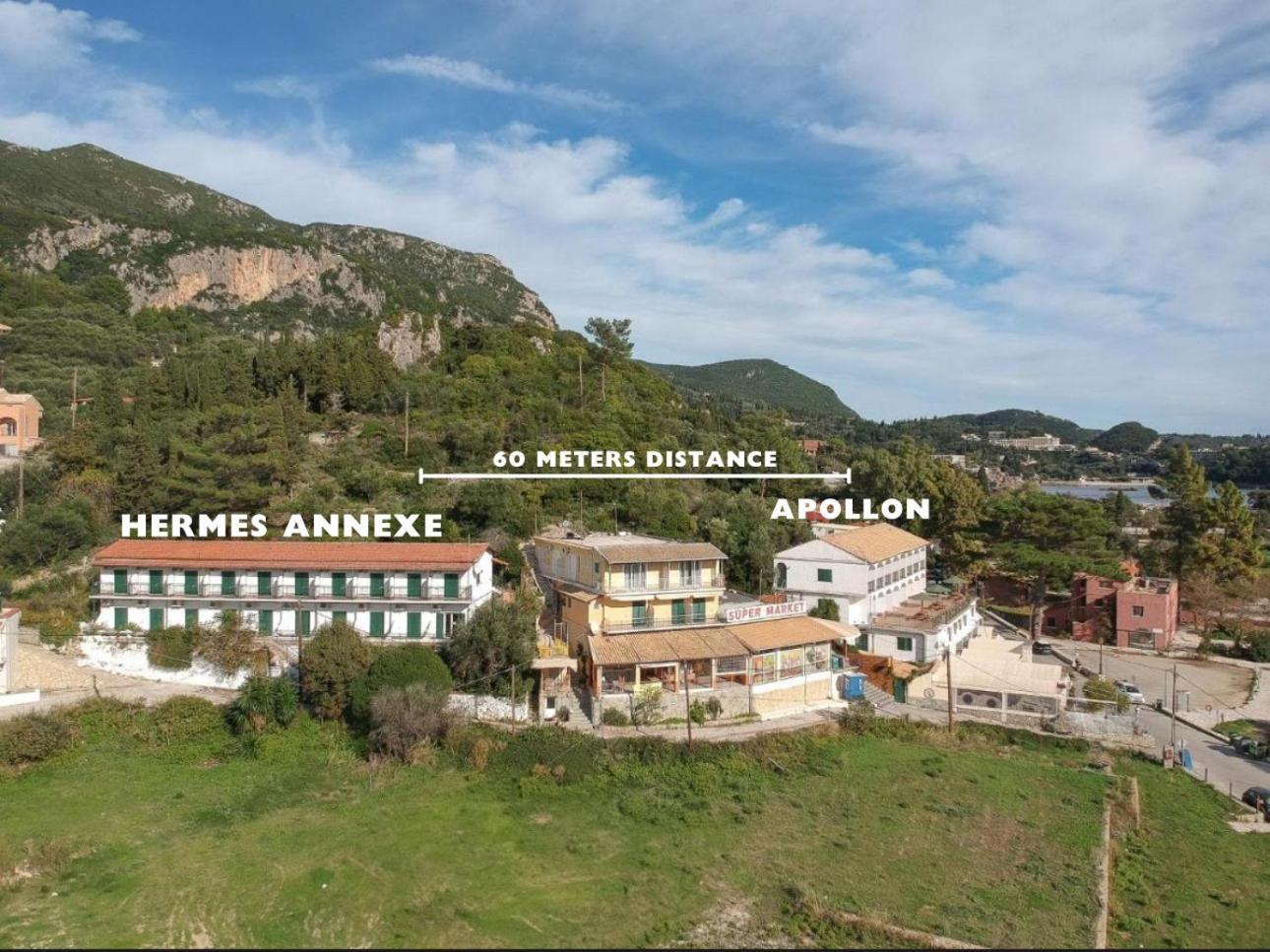 Hotel Apollon Corfu Paleokastritsa Exterior photo
